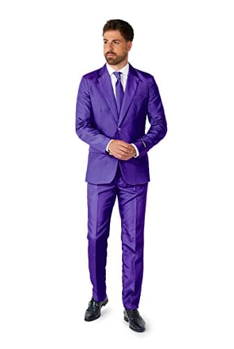 Suitmeister Men's Slim Fit Solid Color Party Suit - Halloween and More