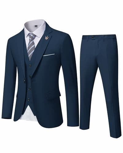 Slim Fit Suit Set for Men