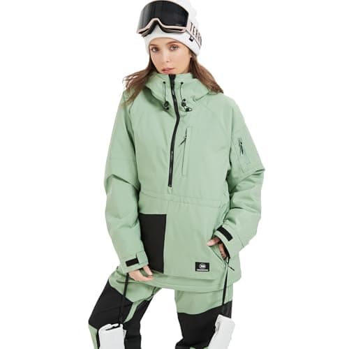 SNOWVERB Insulated Waterproof Snowboarding Jacket with Hood