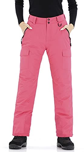 WULFUL Women's Waterproof Insulated Ski Pants