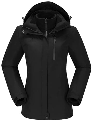 CAMEL CROWN Women's Waterproof 3-in-1 Winter Ski Jacket
