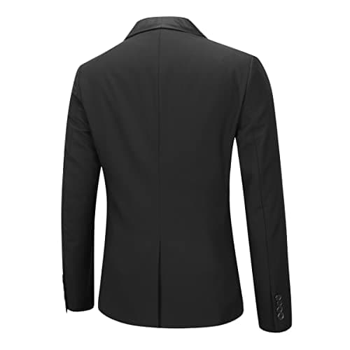 Boyland Men's Shawl Collar 1 Button Formal Suit for Wedding & Business