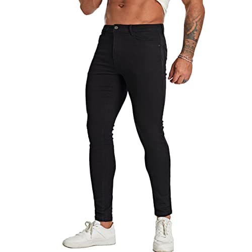 Slim Fit Ripped Distressed Jeans for Men