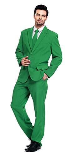 U Look Ugly Today Men's Prom Suit Solid Color for Themed Events and Clubbing