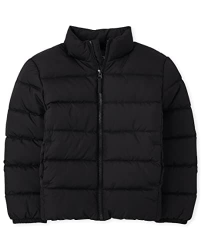 Boys' Medium Weight Puffer Jacket for Fall and Winter