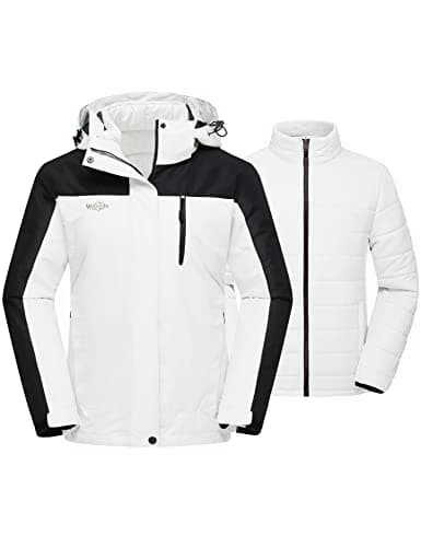 Wantdo Women's 3-in-1 Waterproof Winter Ski & Snowboarding Jacket