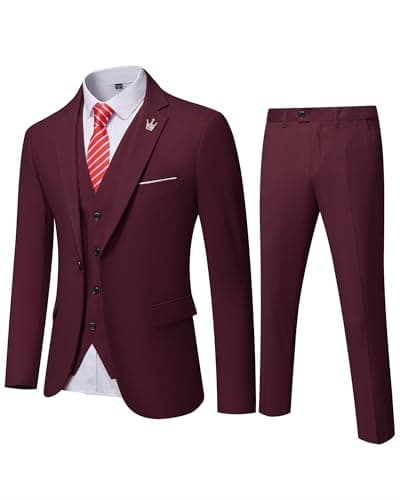 Slim Fit Suit Set for Men