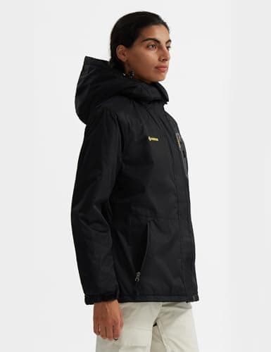 GEMYSE Women's Waterproof Winter Ski Jacket with Hood