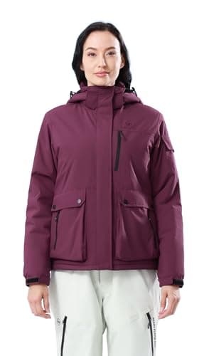 CAMEL CROWN Women's Waterproof Winter Ski Jacket