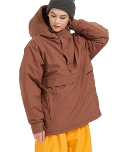 Womens Waterproof Winter Ski Coat BUMDEEP Thick Hooded Windbreaker