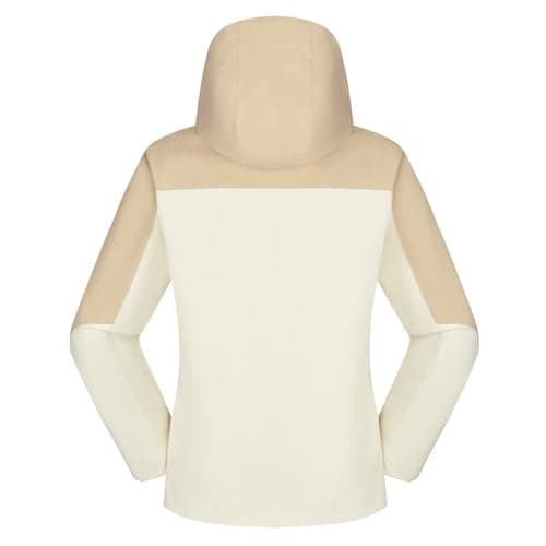 CAMEL CROWN Women's Waterproof Winter Ski Jacket Warm Fleece Hooded