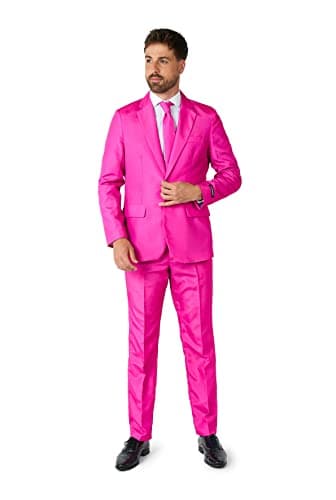 Suitmeister Men's Slim Fit Solid Color Party Suit - Halloween and More