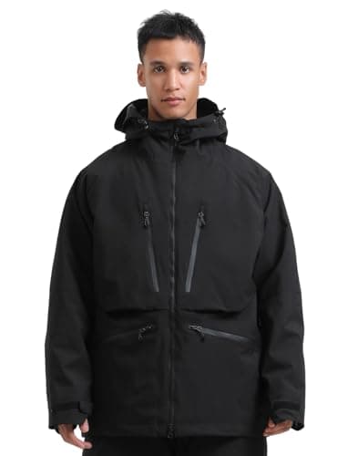 GSOU Mens Snowboard Jacket & Womens Ski Coat - Waterproof & Insulated Winter Jackets