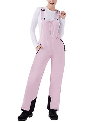 Womens Insulated Waterproof Snow Bibs