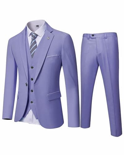 Slim Fit Suit Set for Men