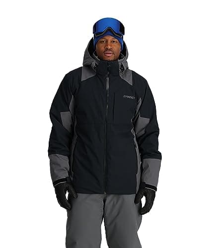 Spyder Men's Insulated Ski Hooded Snow Jacket