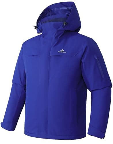 Pioneer Men's Waterproof Insulated Ski Jacket for Winter Snowboarding