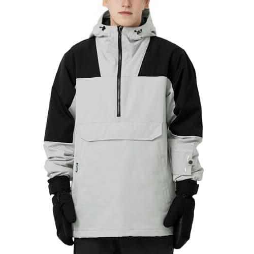 Actleis Mens Waterproof Hooded Snowboard and Ski Jacket Warm Winter Snow Coat