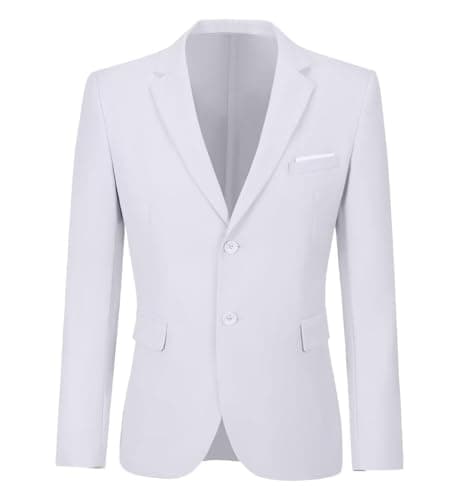 YoTsai Spring Men's Slim Fit 2-Button Casual Suit Blazer Jackets