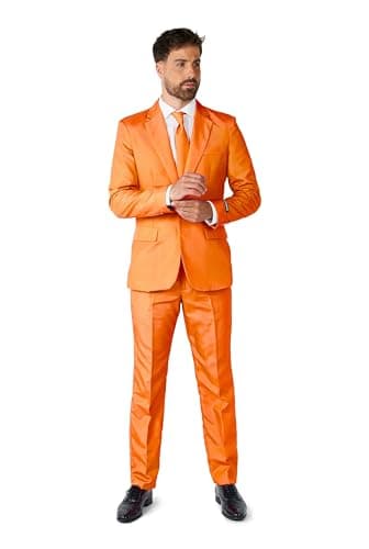 Suitmeister Men's Slim Fit Solid Color Party Suit - Halloween and More