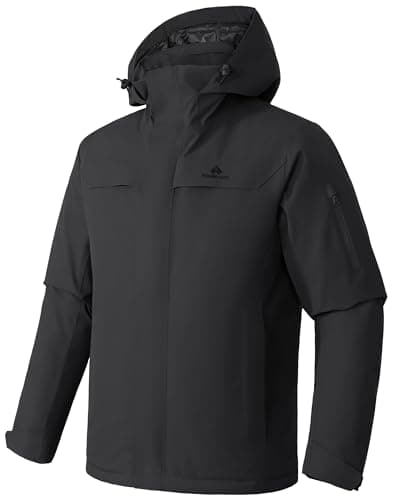 Pioneer Men's Waterproof Insulated Ski Jacket for Winter Snowboarding