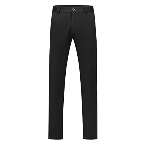 Classic Slim Fit Stretch Dress Pants for Men