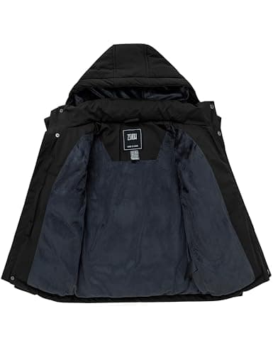 ZSHOW Boys' Warm Waterproof Fleece Snow Coat