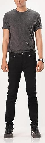 Alamo Men's Skinny Jeans - Classic Slim Fit Denim Jeans for Men