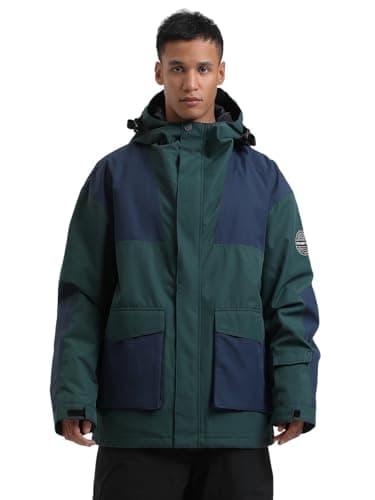 IMPHUT Mens Snowboard Jacket & Womens Ski Outerwear with Hood Winter Insulated