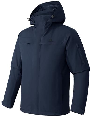 Pioneer Men's Waterproof Insulated Ski Jacket for Winter Snowboarding