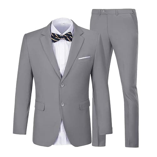 Slim Fit Men's Suits for Weddings, Prom, and Business Casual