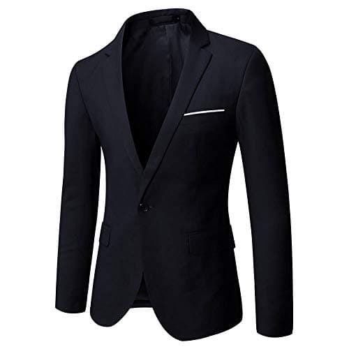 WULFUL Men’s Slim Fit 3-Piece Suit: Blazer, Vest & Pants for Business and Weddings