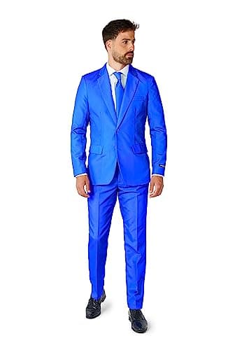 Suitmeister Men's Slim Fit Solid Color Party Suit - Halloween and More