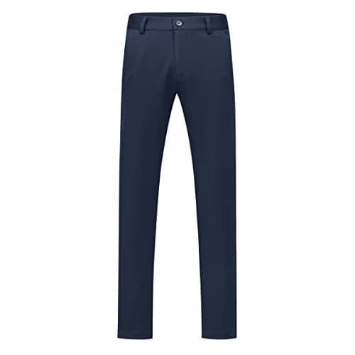 Classic Slim Fit Stretch Dress Pants for Men