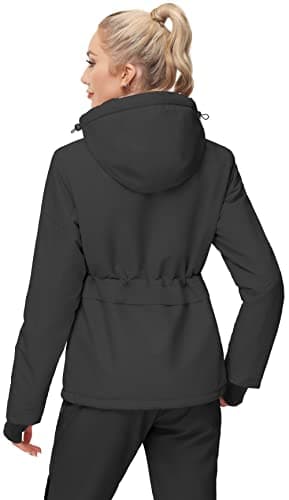 IUGA Women's Waterproof Winter Ski Jackets with Hood and Pockets