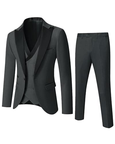 YND Men's Slim Fit Wedding Tuxedo Set with Bow Tie