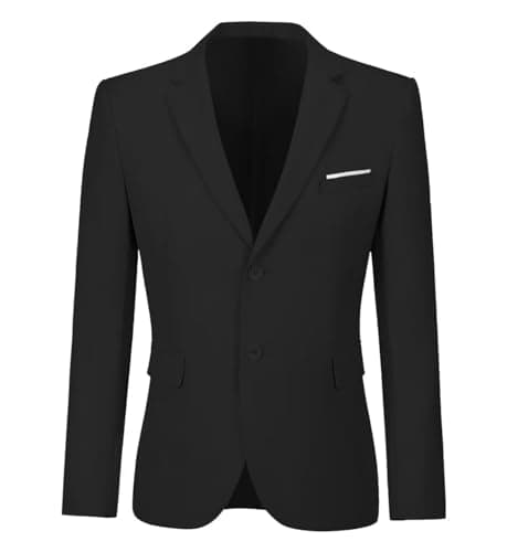 YoTsai Spring Men's Slim Fit 2-Button Casual Suit Blazer Jackets
