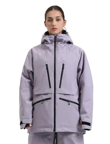 GSOU Mens Snowboard Jacket & Womens Ski Coat - Waterproof & Insulated Winter Jackets