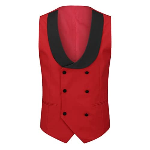 YFFUSHI Men's Slim Fit One-Button Prom Suit Set