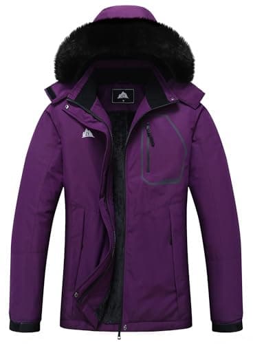 MOERDENG Women's Insulated Winter Ski Jacket Warm Snowboarding Coat