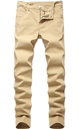 FREDD MARSHALL Men's Skinny Straight Leg Stretch Jeans Pants