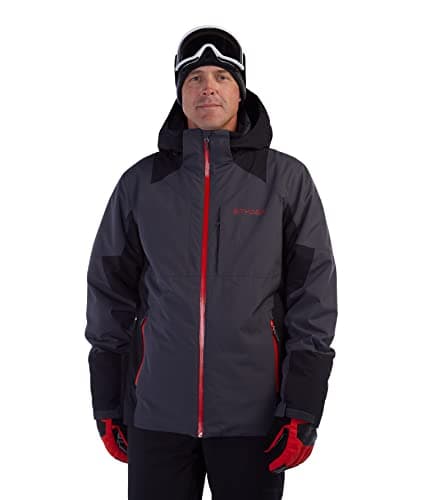 Spyder Men's Insulated Ski Hooded Snow Jacket