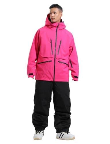 GSOU Mens Snowboard Jacket & Womens Ski Coat - Waterproof & Insulated Winter Jackets