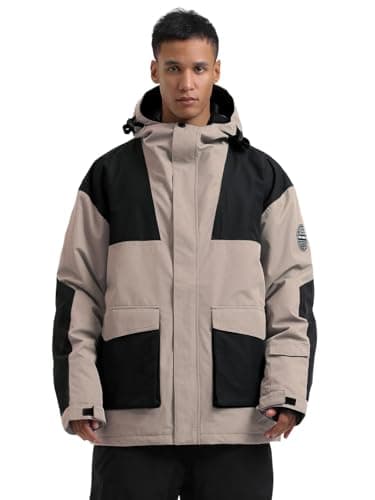 IMPHUT Mens Snowboard Jacket & Womens Ski Outerwear with Hood Winter Insulated