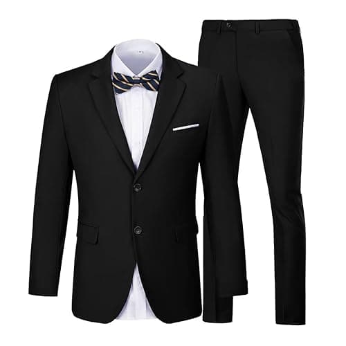 Slim Fit Men's Suits for Weddings, Prom, and Business Casual