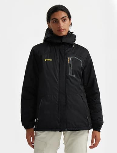 GEMYSE Women's Waterproof Winter Ski Jacket with Hood