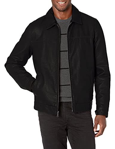Tommy Hilfiger Men's Classic Faux Leather Jacket