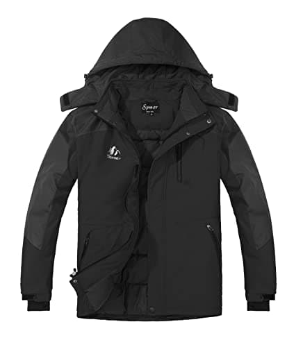 Spmor Women's Waterproof Hooded Ski and Snowboard Jacket for Winter