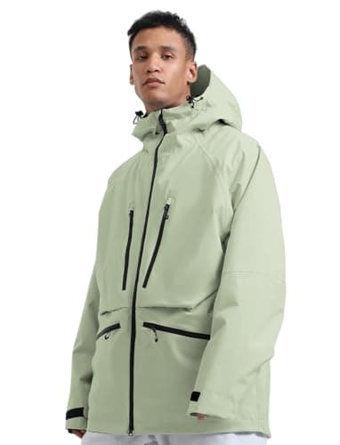 IMPHUT Mens Snowboard Jacket & Womens Ski Outerwear with Hood Winter Insulated