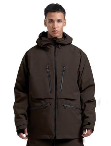 GSOU Mens Snowboard Jacket & Womens Ski Coat - Waterproof & Insulated Winter Jackets